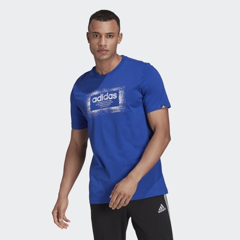 Camiseta Adidas Spray Box Azul GS6290 - Kevin Sports