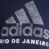 Camiseta Adidas RJ Scrawl Tee Azul Marinho EW8686 na internet