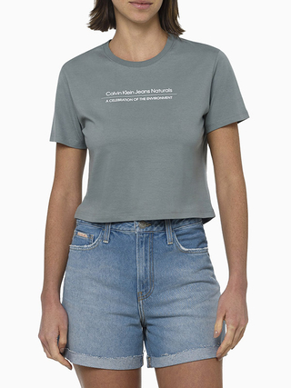 Camiseta Calvin Klein Sustain Naturals Organica Preta - CF3OS01BC551-0987