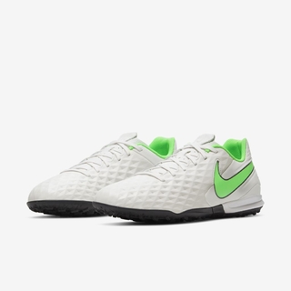 Chuteira Nike Tiempo Legend 8 Academy - Branco & Verde - AT6109-030