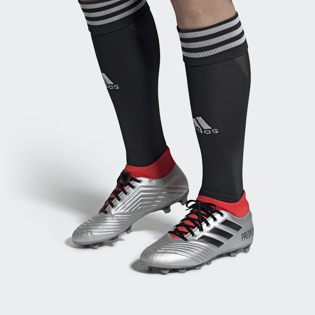 Chuteira Adidas Predator 19.4 S Fxg Campo Prata EE9134