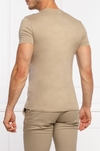 Camiseta Calvin Klein Monograma Slim Fit Areia J30J317065-0703 - comprar online