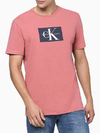 Camiseta Calvin Klein Masculina Re issue Retângulo Blush - CKJM105D-0230