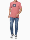 Camiseta Calvin Klein Masculina Re issue Retângulo Blush - CKJM105D-0230 na internet