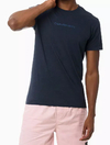 Camiseta Calvin Klein Masculina de Algodão Estampa Logo Centralizado Azul Marinho - CKJM106-0598 na internet