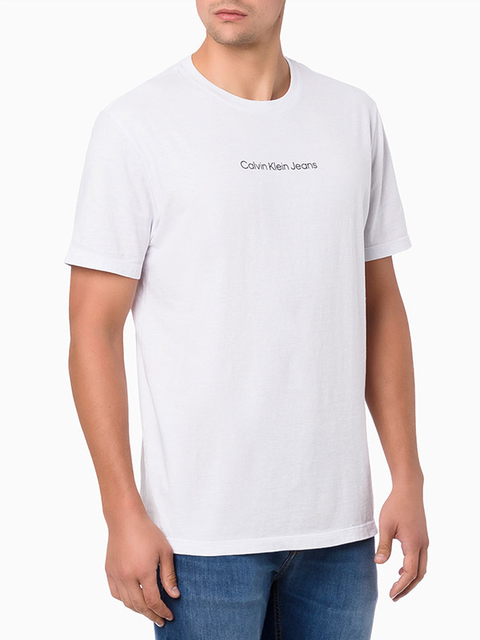 Camisetas Calvin Klein Masculino MC Gola Careca ES6 CCS TM7 T11 - CKJM106-0900