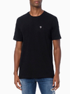 Camiseta Calvin Klein Jeans Masculina Black Omega Logo Preta - CKJM107-0987