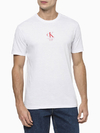 Camiseta Calvin Klein Masculina CK New York Branca - CKJM111D-0900