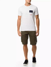 Camiseta Calvin Klein Masculina ck player - Branca - CM2OC01TC995-0900 - comprar online