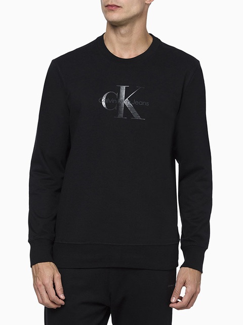 Moletom Calvin Klein Masculino Logo Reissue Gel Preto - CM3OC01CC161-0987