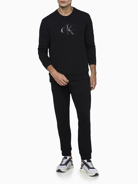 Moletom Calvin Klein Masculino Logo Reissue Gel Preto - CM3OC01CC161-0987 na internet
