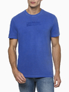 Camiseta Calvin Klein Masculina Parallel Universe Azul - CM3OC01TC817-0572