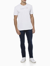 Camiseta Calvin Klein Masculina Established Text Branca - CM3OC01TC851-0900 - comprar online