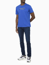Camiseta Calvin Klein Masculina Future Makers Azul Carbono - CM3OC01TC984-0572 na internet