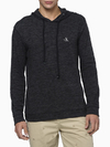 Camiseta Calvin Klein Manga Longa Hoodie Logo CK Flamê - CM3OC01TL823-0987