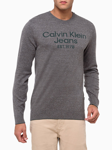 Sueter Cinza Calvin Klein Jeans - CM3OC04WR089-0966 na internet