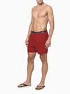 Short Calvin Klein Swim Masculino Cós com Elástico Vermelho - CM3OS14SA217-0395 na internet