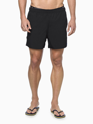 Short Calvin Klein Swim Masculino Cós com Elástico Preto - CM3OS14SA217-0987