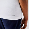 Camiseta masculina Lacoste SPORT com compressão ergonômica - Branco TH9620 na internet