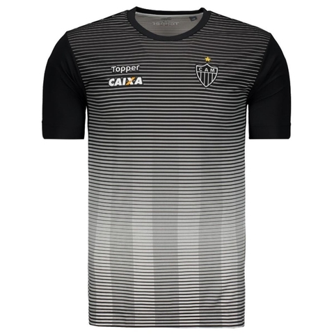 Camisa Topper Atlético Mineiro Concentração 2017 - Cinza - 4200232-324