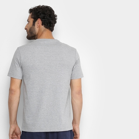 Camiseta Lacoste Gola V Masculina - Cinza TH1561-21-CCA na internet
