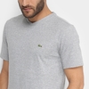 Camiseta Lacoste Gola V Masculina - Cinza TH1561-21-CCA