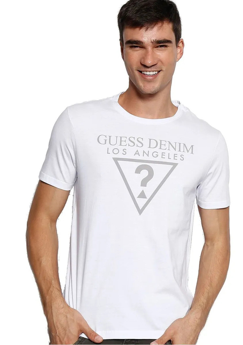 Camiseta Guess Los Angeles Masculina - Branco MBFRTSKP860-001