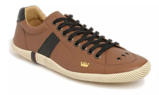 Tenis Osklen Riva Fresh Couro Marrom-48627-28224