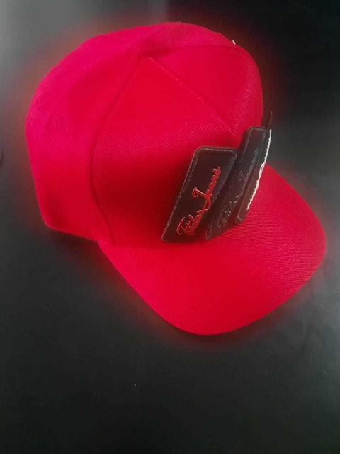 Boné Aba-Reta Snapback Titular Jeans Velcro Logo Vermelho 12468.000