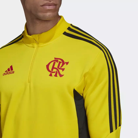 Moletom de Treino Flamengo Adidas CRF TR TOP I 2022 HA5414 - loja online