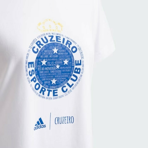 Camiseta Cruzeiro Adidas Paixão Cabulosa Feminina- EY2025 - Kevin Sports