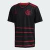 Camisa Infantil Flamengo Adidas 3 2020/21 Preta FL9041