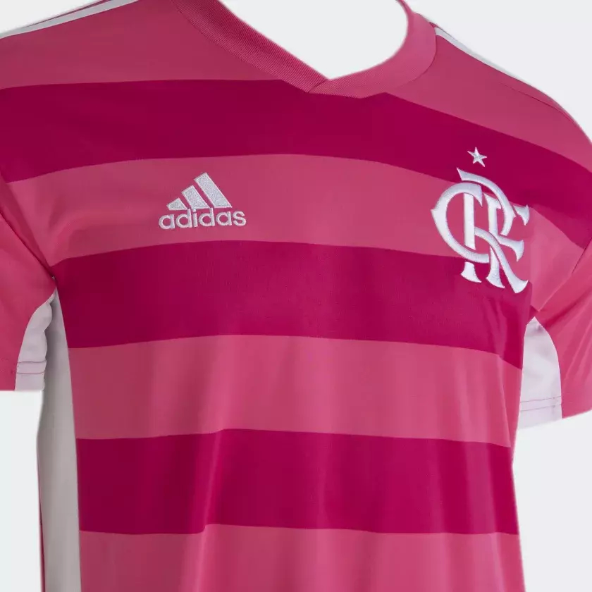 Camisa Outubro Rosa Flamengo Adidas GB3514