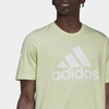 Camiseta Adidas Essentials Big Logo Verde-Claro HE1850 na internet