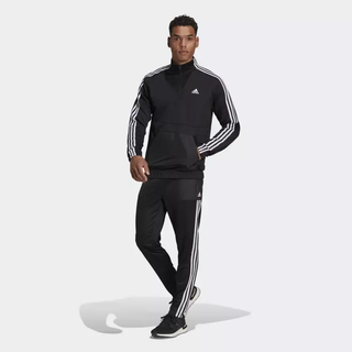 Agasalho Malha Zíper 3/4 AEROREADY - Preto adidas HE2233