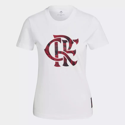 Camiseta Estampada CR Flamengo - Branco adidas GR4294 na internet