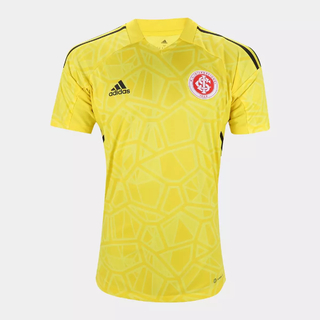 Camisa Internacional I 22/23 s/n° Goleiro Adidas Masculina - Amarelo GA7637