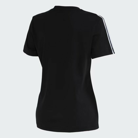 Camiseta adidas Sportswear 3 Stripes Preta Feminina GB4352 - comprar online