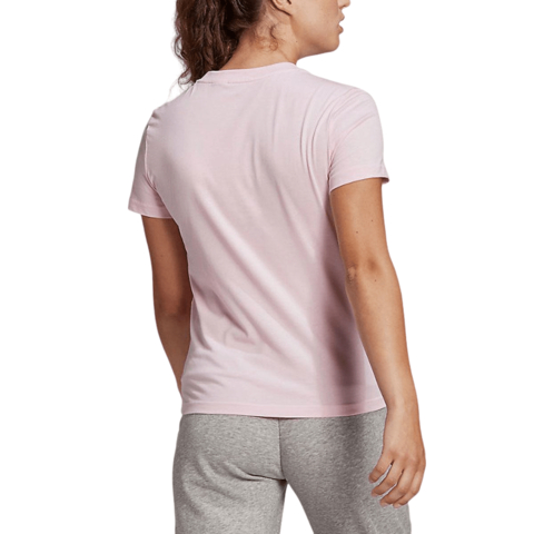 Camiseta Essentials Slim Logo - Rosa GL0771 - loja online