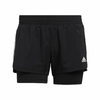 Shorts Adidas Malha Dois em Um Pacer 3-Stripes GL7686