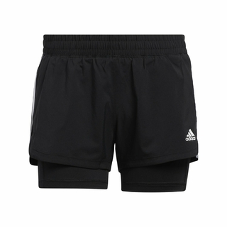 Shorts Adidas Malha Dois em Um Pacer 3-Stripes GL7686