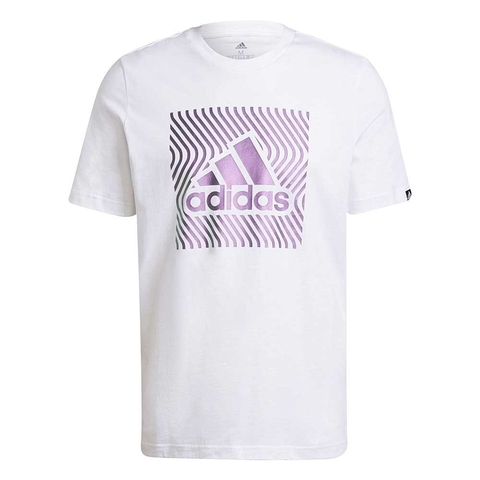 Camiseta Adidas M/C Gráfica Colorshift Masculina Branca GS6279