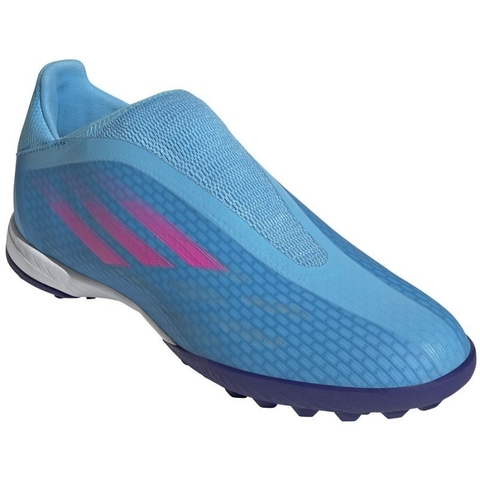 Chuteira Sem Cadarços X Speedflow.3 Society - Azul adidas GW7500 - Kevin Sports