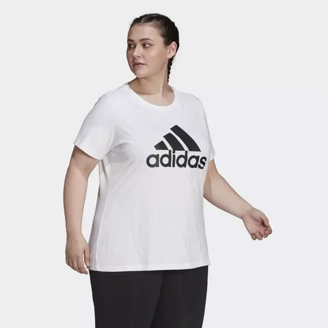 Camiseta Essentials Logo (Plus Size) - Branco adidas H07803 na internet
