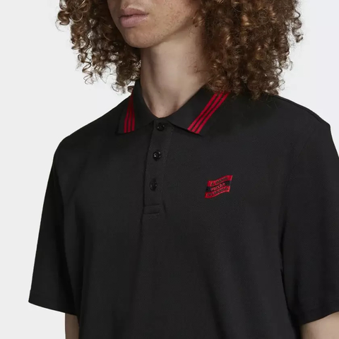 Camisa Polo CR Flamengo - Preto adidas HA5384 - loja online