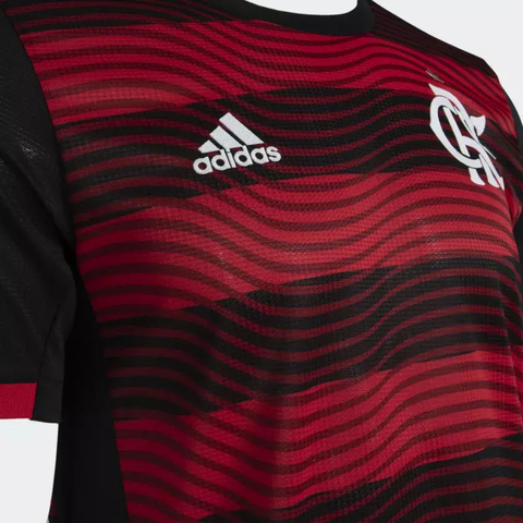 Camisa 1 Autêntica CR Flamengo 22/23 - Vermelho adidas HA8336 na internet