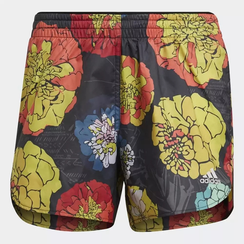 Shorts Corrida Run Fast Flower - Preto adidas HB3276