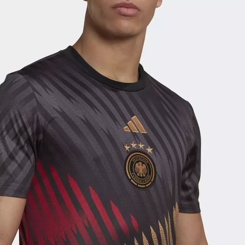 Imagem do Camisa Pré-jogo Alemanha - Preto adidas HC1286