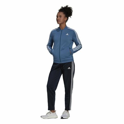 Agasalho Adidas Essentials 3-Stripes Feminino - HC3006 - comprar online