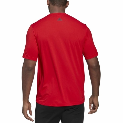 Camiseta Treino Big Badge of Sport - Vermelho adidas HD3547 na internet
